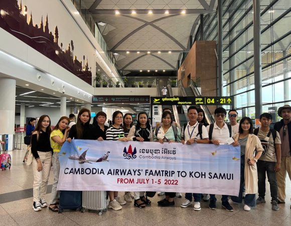 Mean Tour Cambodia & Tradings Co., Ltd directly flight from Phnom Penh to Samui by KR on first July 2022